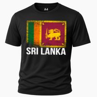 Sri Lanka Flag Cooling Performance Crew T-Shirt