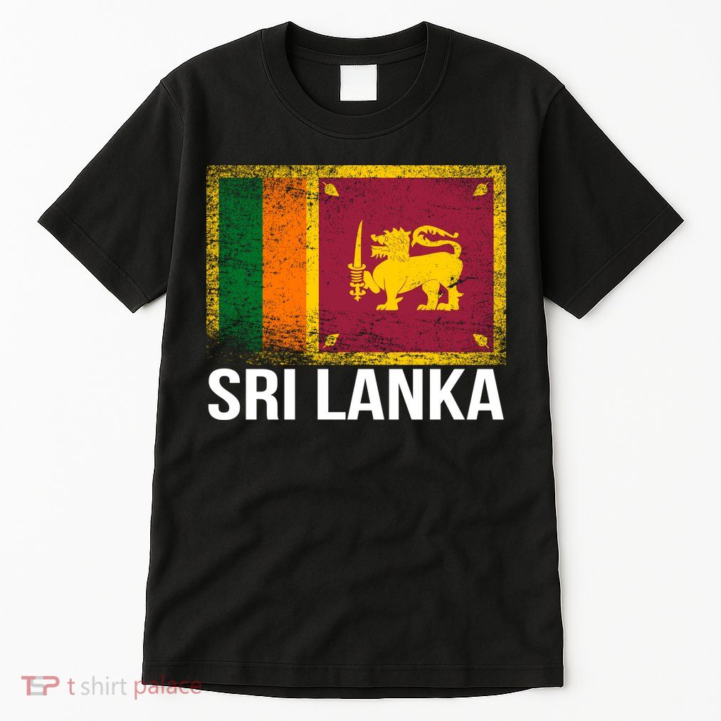 Sri Lanka Flag Tall T-Shirt