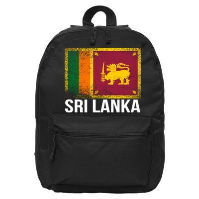 Sri Lanka Flag 16 in Basic Backpack