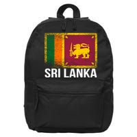 Sri Lanka Flag 16 in Basic Backpack