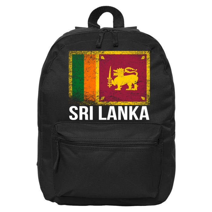 Sri Lanka Flag 16 in Basic Backpack
