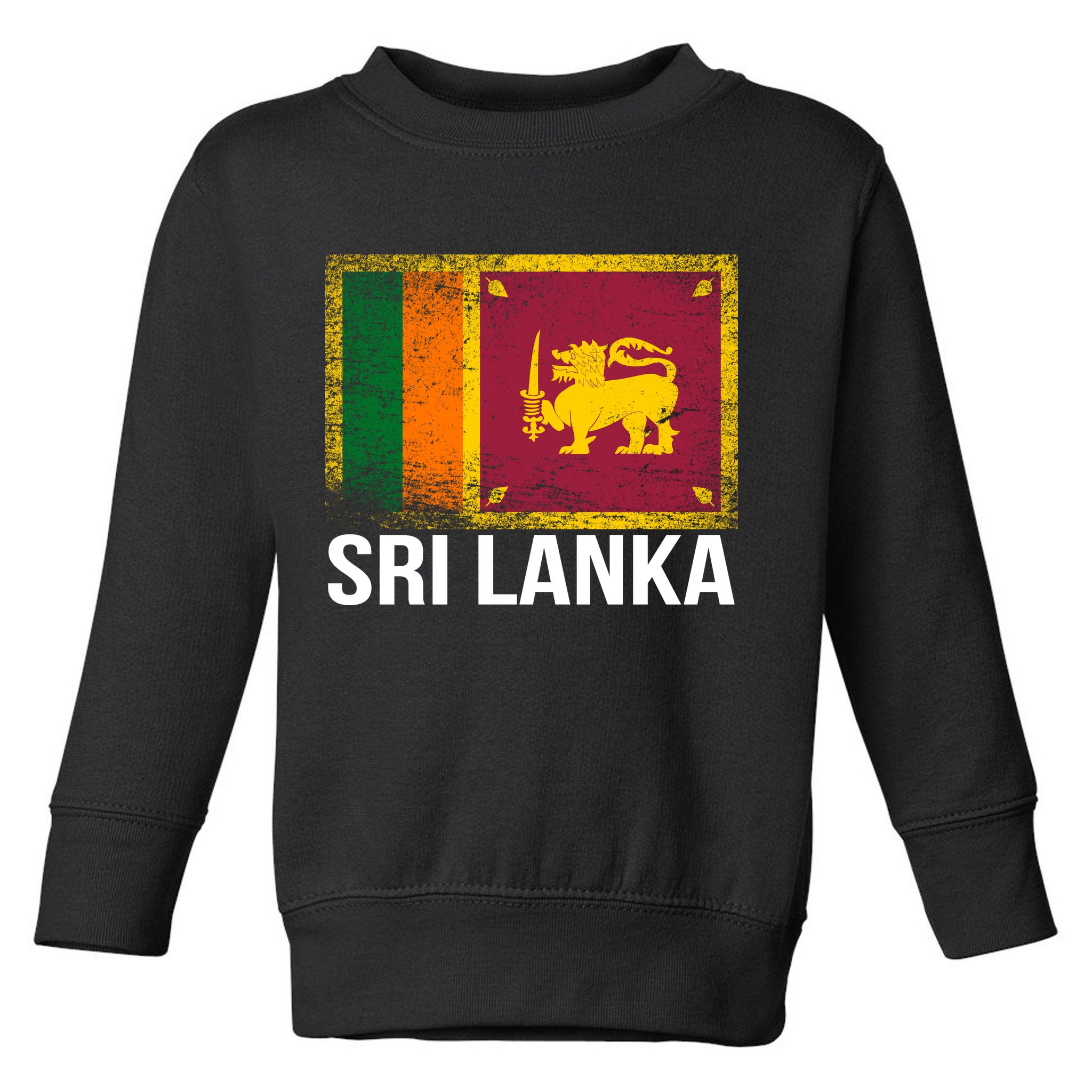 Sri Lanka Flag Toddler Sweatshirt
