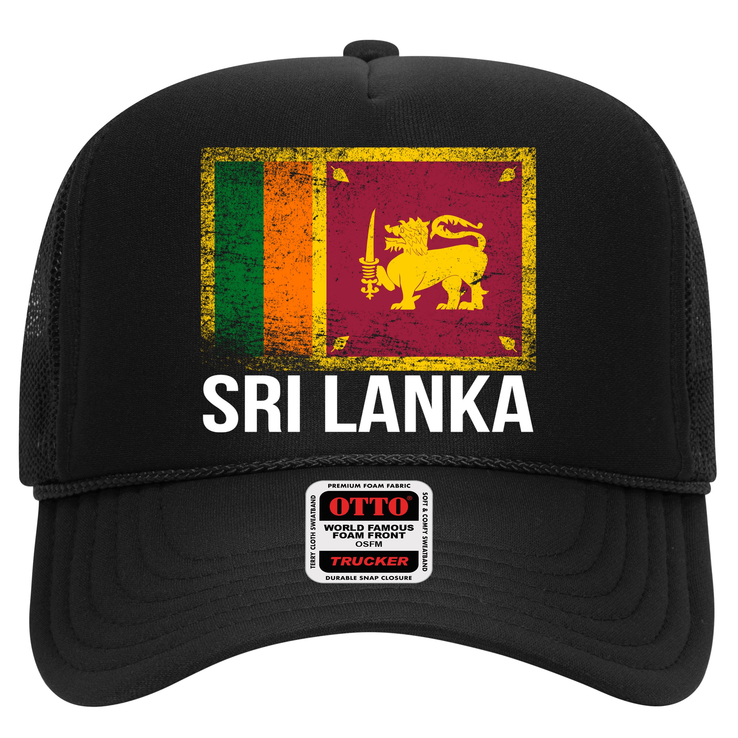 Sri Lanka Flag Trucker Hat