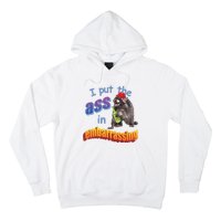 Spencers Raccoon I Put The Ass In Embarrassing Hoodie