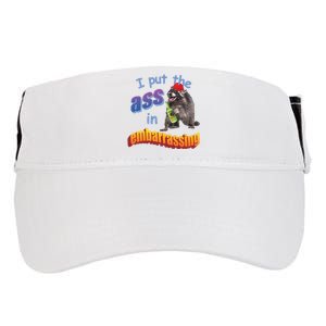 Spencers Raccoon I Put The Ass In Embarrassing Adult Drive Performance Visor