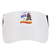 Spencers Raccoon I Put The Ass In Embarrassing Adult Drive Performance Visor