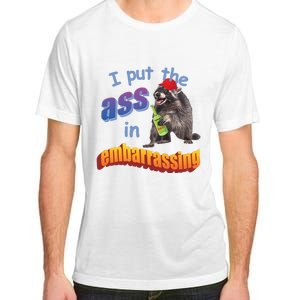 Spencers Raccoon I Put The Ass In Embarrassing Adult ChromaSoft Performance T-Shirt