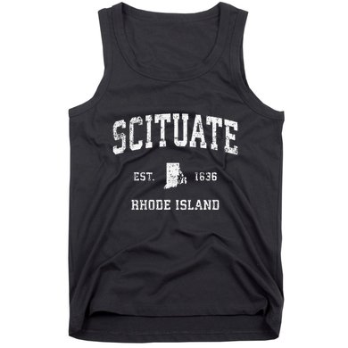 Scituate Rhode Island Ri Vintage Athletic Sports Tank Top