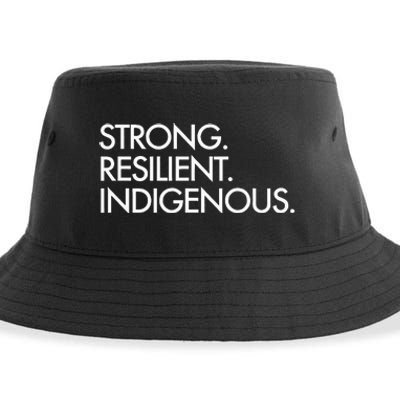 Strong Resilient Indigenous Sustainable Bucket Hat