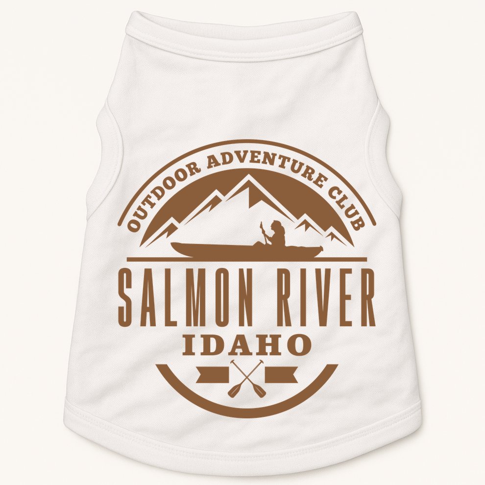 Salmon River Idaho Adventure Club Doggie Tank