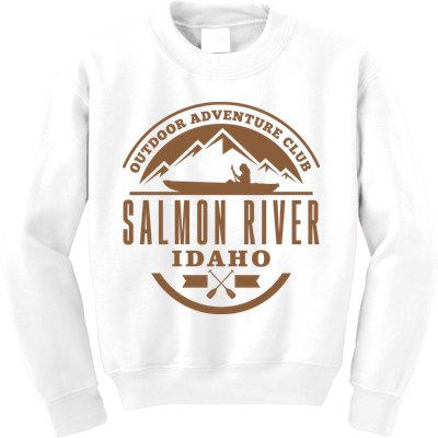 Salmon River Idaho Adventure Club Kids Sweatshirt