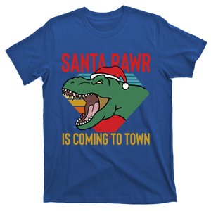 Santa Rawr Is Coming To Town Cool Gift T-Shirt