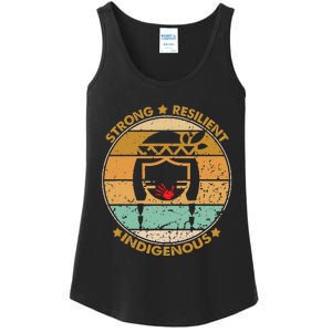 Strong Resilient Indigenous MMIW Awareness No Stolen Sisters Ladies Essential Tank