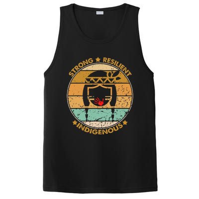 Strong Resilient Indigenous MMIW Awareness No Stolen Sisters PosiCharge Competitor Tank