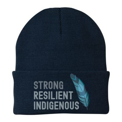 Strong Resilient Indigenous Knit Cap Winter Beanie