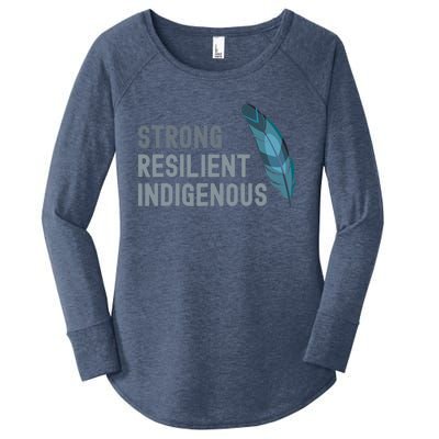 Strong Resilient Indigenous Women's Perfect Tri Tunic Long Sleeve Shirt