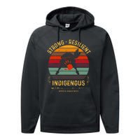 Strong Resilent Indigenous Native American Mmiw Awareness Performance Fleece Hoodie