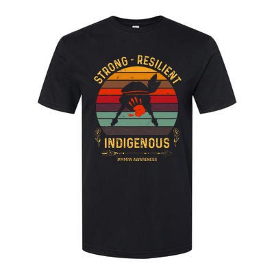 Strong Resilent Indigenous Native American Mmiw Awareness Softstyle CVC T-Shirt