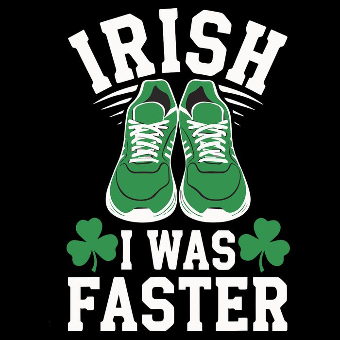 Shamrock Running Irish I Was Faster St Patricks Day Running Doggie Tank