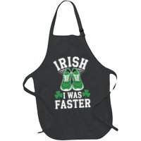 Shamrock Running Irish I Was Faster St Patricks Day Running Apron