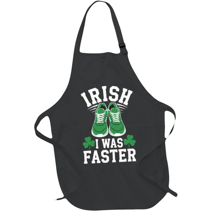 Shamrock Running Irish I Was Faster St Patricks Day Running Apron