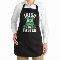 Shamrock Running Irish I Was Faster St Patricks Day Running Apron
