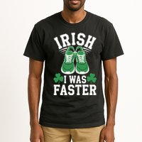 Shamrock Running Irish I Was Faster St Patricks Day Running Tall T-Shirt