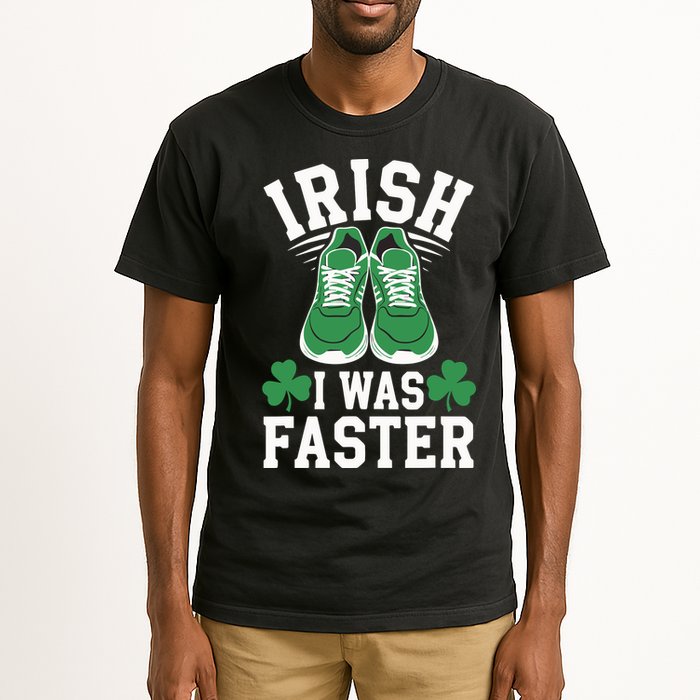 Shamrock Running Irish I Was Faster St Patricks Day Running Tall T-Shirt