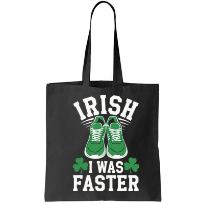 Shamrock Running Irish I Was Faster St Patricks Day Running Bag