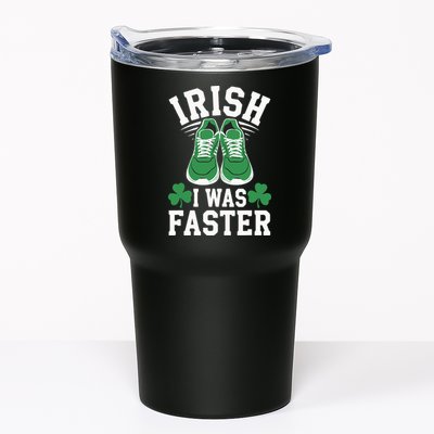 Shamrock Running Irish I Was Faster St Patricks Day Running Tumbler