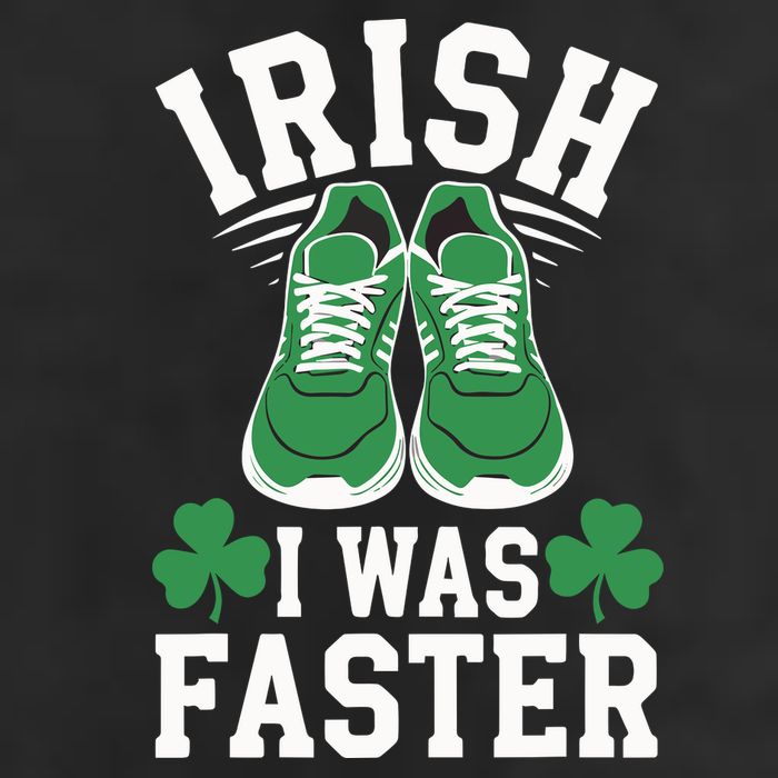 Shamrock Running Irish I Was Faster St Patricks Day Running 25L Jumbo Tote