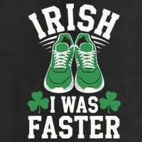 Shamrock Running Irish I Was Faster St Patricks Day Running Hat