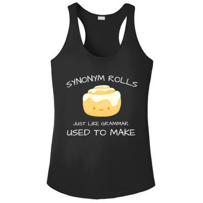 Synonym Rolls Just Like Grammar Used To Make English Teacher Ladies PosiCharge Competitor Racerback Tank