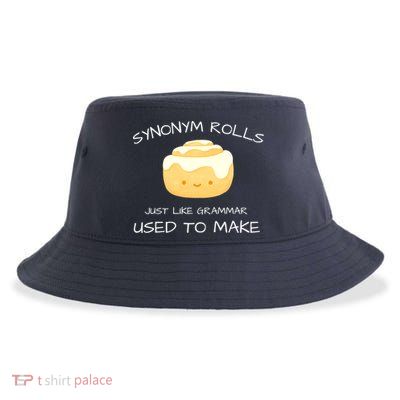 Synonym Rolls Just Like Grammar Used To Make English Teacher Sustainable Bucket Hat