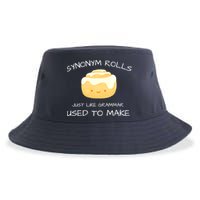 Synonym Rolls Just Like Grammar Used To Make English Teacher Sustainable Bucket Hat