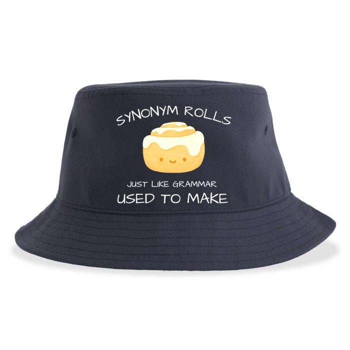 Synonym Rolls Just Like Grammar Used To Make English Teacher Sustainable Bucket Hat