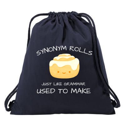 Synonym Rolls Just Like Grammar Used To Make English Teacher Drawstring Bag