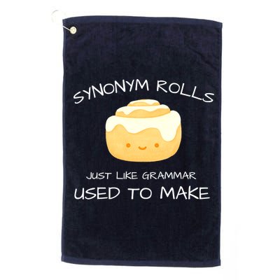 Synonym Rolls Just Like Grammar Used To Make English Teacher Golf Towel