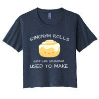 Synonym Rolls Just Like Grammar Used To Make English Teacher Crop Top