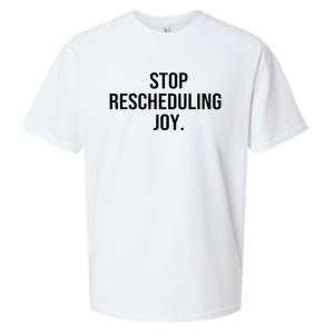 Stop Rescheduling Joy Sueded Cloud Jersey T-Shirt