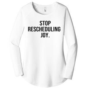 Stop Rescheduling Joy Women's Perfect Tri Tunic Long Sleeve Shirt