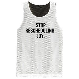 Stop Rescheduling Joy Mesh Reversible Basketball Jersey Tank