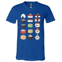 Sushi Roll Japanese Food Sushi Gift V-Neck T-Shirt