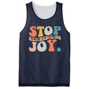 Stop Rescheduling Joy Mesh Reversible Basketball Jersey Tank