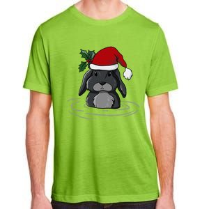 Santa Rabbit Kawaii Xmas Retro Family Funny Ugly Christmas Gift Adult ChromaSoft Performance T-Shirt