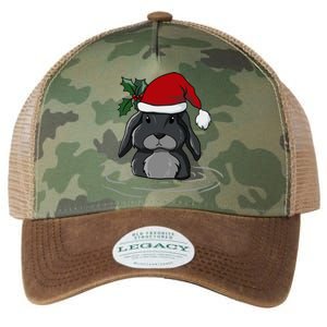 Santa Rabbit Kawaii Xmas Retro Family Funny Ugly Christmas Gift Legacy Tie Dye Trucker Hat