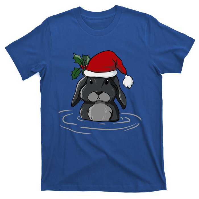 Santa Rabbit Kawaii Xmas Retro Family Funny Ugly Christmas Gift T-Shirt