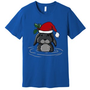 Santa Rabbit Kawaii Xmas Retro Family Funny Ugly Christmas Gift Premium T-Shirt