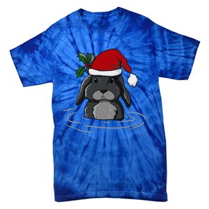 Santa Rabbit Kawaii Xmas Retro Family Funny Ugly Christmas Gift Tie-Dye T-Shirt