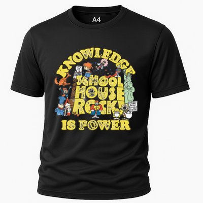 Schoolhouse Rock Knowledge Is Power Cooling Performance Crew T-Shirt